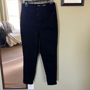 Old Navy OG straight higher high-rise jeans - black